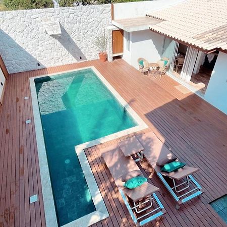Casa com piscina e acesso a pé à Praia do Santinho Florianópolis Exterior foto